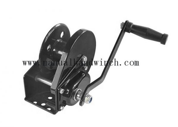  China Portable Automatic Brake Manual Marine Boat Trailer Hand Winch supplier
