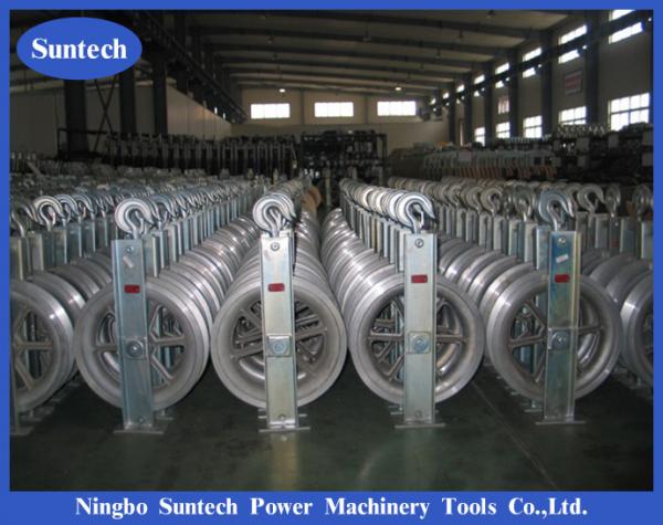  China Power Construction Works ACSR Conductor Stringing Pulley Block supplier