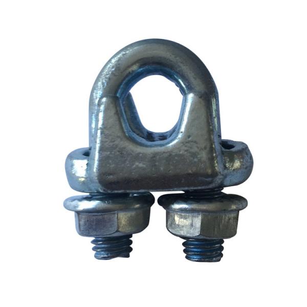 Power Line Carbon Steel Preformed Adjustable Stay Rod Wire Rope Clips Clamp  - Tower Erection Tools manufacturer from GE Cable