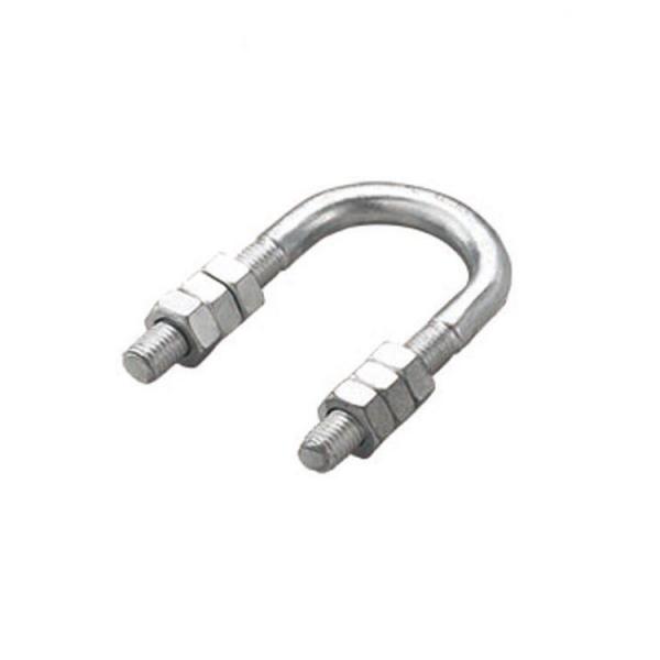 Power Line M6 M8 M10 M12 M16 M20 M24 Carbon Steel U Bolt With Washer And Nut