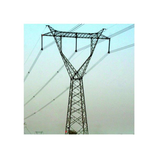  China Power Transmission Line Angle Steel Tube Lattice Electrical Tower supplier