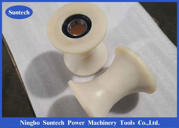  China Pulley Block Pulling Wires Cable Nylon Roller Wheels In Ground Construction supplier