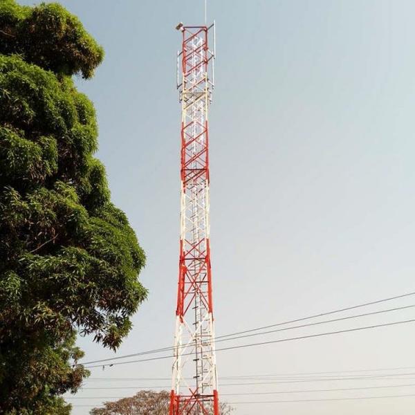  China Q235 Hot Dip Galvanized Steel Tower For Telecommunication RDU RDS supplier