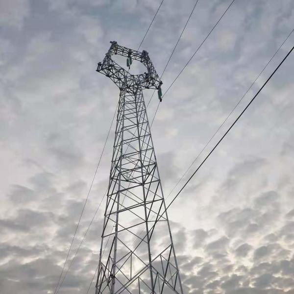  China Q235B Q345B Q420 Steel Lattice Tower For Power Transmission supplier