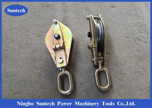 China Round Type Hook Type CE Hoisting Wire Rope Pulley Block supplier