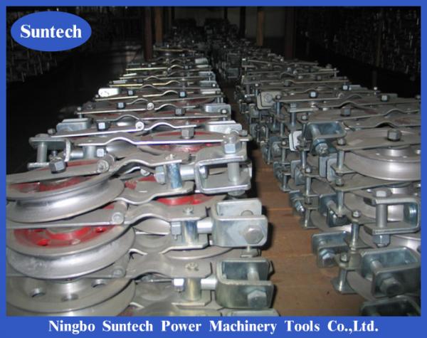  China SHD Model Aluminum Sheave Hook Style Transmission Line Stringing Block supplier