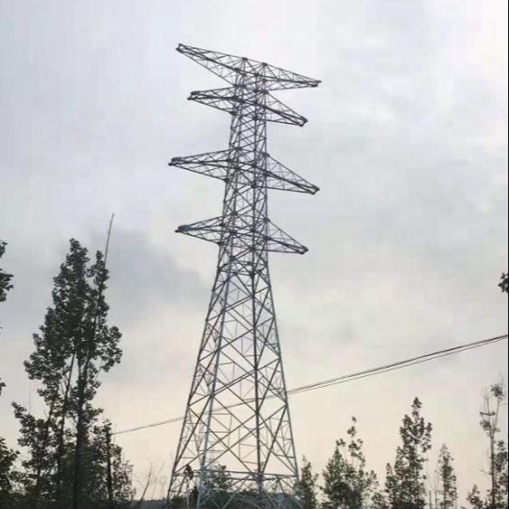  China Site Project Four Legged Electrical Transimission Line Steel Tower supplier