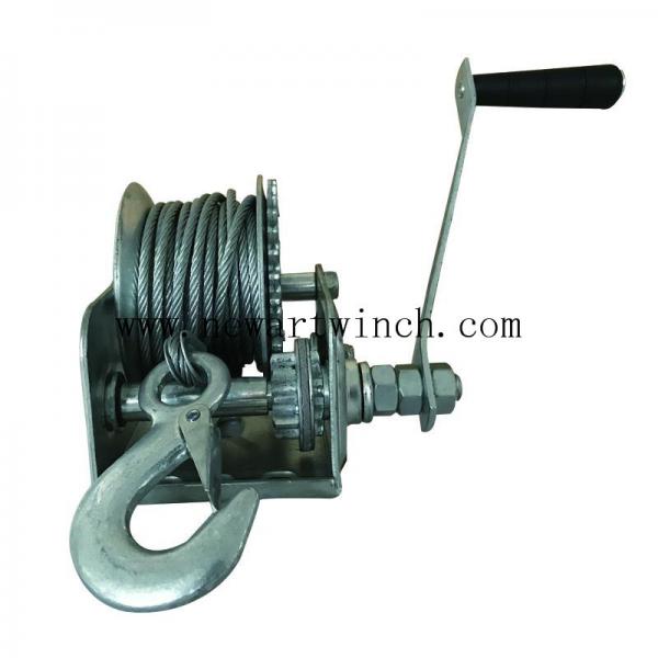  China Steel A3 600lbs Manual Hand Crank Winch supplier