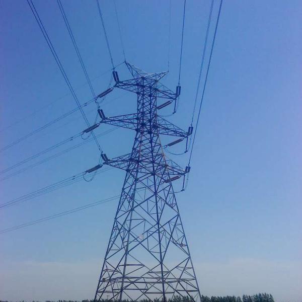 Steel Lattice Transmission Tower 4 Legged Steel Tower