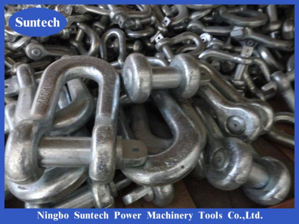  China Steel Pilot Wire High Strength Galvanized Shackle For Construction Works In Transmission Line supplier