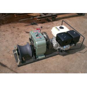 Stringing Wire Powered Cable Winch Puller Cylindrical Steel Rope Winch Puller