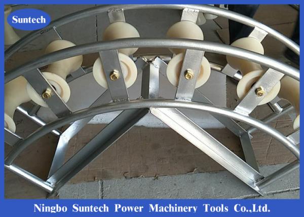 Telecom Transmission Line Stringing Tools 100mm Cable Pulling Pulley