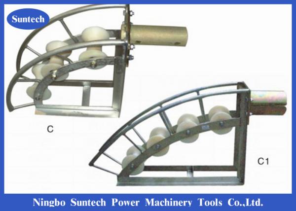Three Rollers 150mm Tube Dia 21KG Cable Pulley Roller