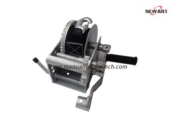 Three Speed Dacromet Power 2200lbs Marine Hand Winch