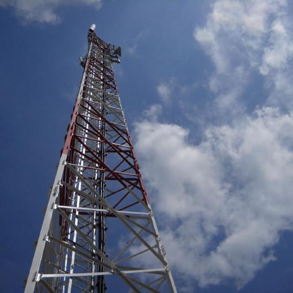  China Transmission Line 60m Monopole Telecommunications Tower Angle Pole Electricity supplier