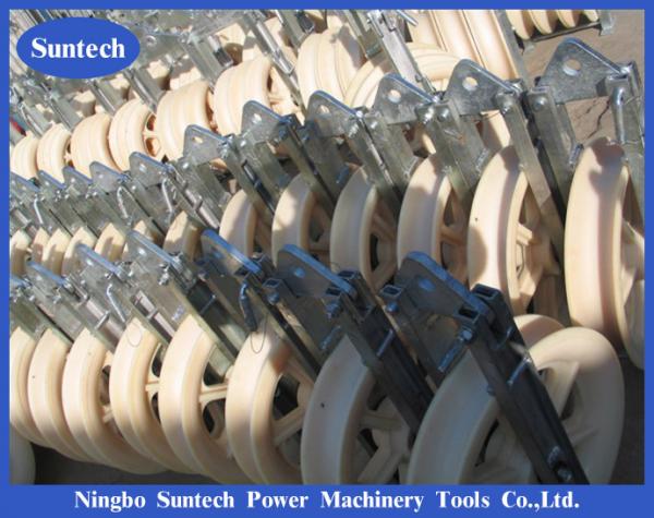  China Transmission Line Accessories Snatch Block Pulley Conductor Stringing Blocks For Sale supplier