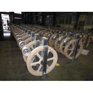  China Transmission Line MC Nylon Wheels Conductor Stringing Blocks With Aluminum Rollers supplier