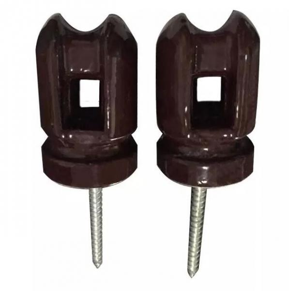 Transmission Line Screw Electrical Ceramic Insulators Low Voltage