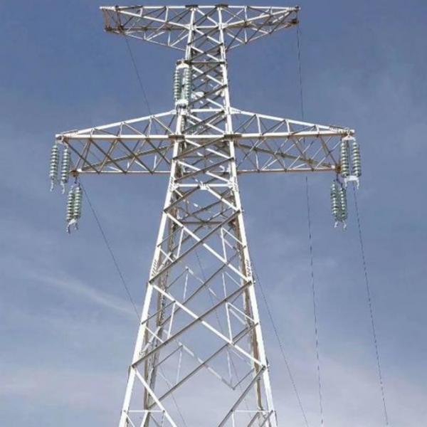 Transmission Line Tower Galvanized Electric Power Steel Tower