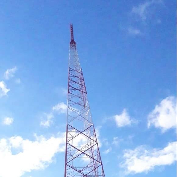 Tv Angular 100m Telecom Steel Tower With Hot Dip Galvanized