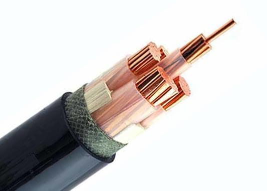 0.6/1 KV 4 Core + Earth XLPE Insulated Power Cable Bare Copper Class 2 Conductor