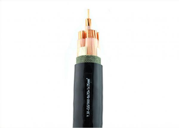  China 2*10 Sq Mm Direct Burial Power Cable , High Voltage Power Cables YJV Type supplier