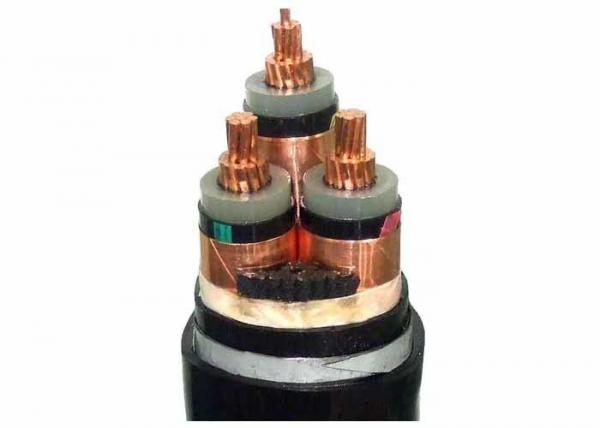  China 3 Core LSHF Cable , 6/ 10 KV XLPE Insulated Copper Wire Armoured Cable supplier