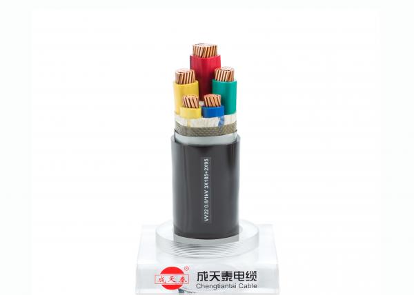  China 600 / 1000 V PVC Insulated Power Cable 3*185 Sq Mm Cable For Power Stations supplier