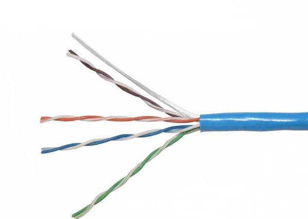  China Blue Jacketed Copper Lan Cable 4 Pair UTP Cat6 Network Cables 305m supplier