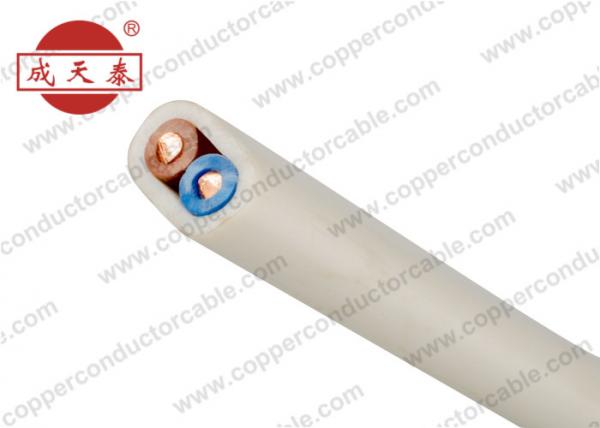  China BVVB Electrical Cable Wire / 2.5 Mm Flat Copper Wire supplier
