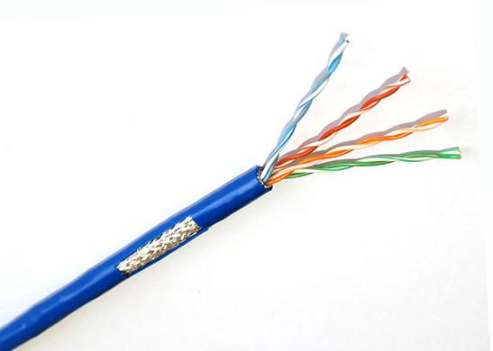  China Cat5e FTP Cable 1000 ft Solid Copper Wire Shielded Ethernet Network Cable supplier
