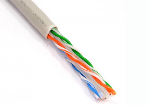  China Cat6A UTP Ethernet Lan Cable Solid Bare Copper Network Cable supplier