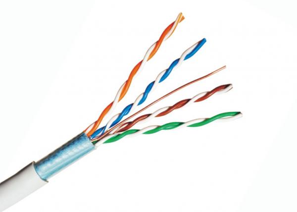  China Copper Lan Cable , Cat.5e FTP Cable Shielded Networking Cable 4 Pair 1000 ft (305 m) Pull Box supplier