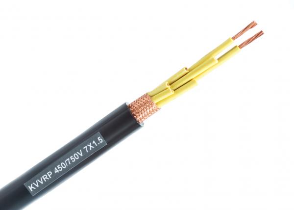 Custom Size Shielded Control Cable , Copper Braided Multicore CY Control Cable