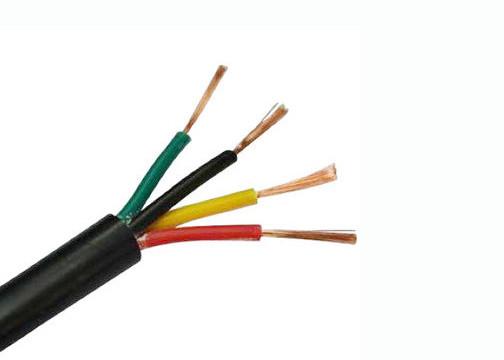 China Flexible Conductor 4 Core Electrical Wire , Copper Electrical Cable 300/500 V supplier