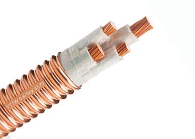 Light / Heavy Duty Fire Resistant Cable Four Core Copper Metallic Sheath