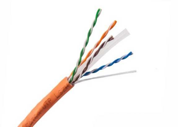 LSZH Jacket Copper Ethernet Cable , 4 Pair 1st Generation Cat6A UTP Cable