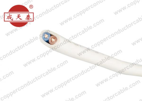  China Multi Core Flat Flexible Copper Electrical Cable PVC Insulation 300 / 500V H05VV-F supplier