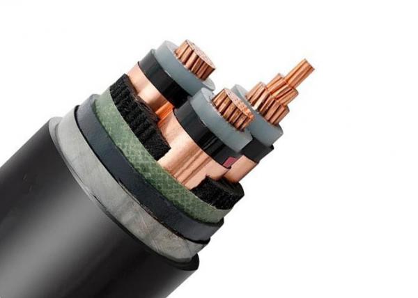 PVC Sheath 3 Core Armoured Power Cable YJV22 Cable 50Hz 8.7/ 15 KV