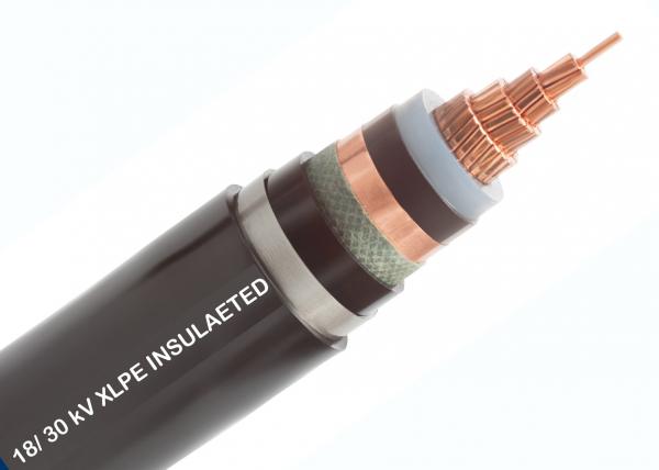  China Single Core XLPE Insulated Medium Voltage Power Cables 18/30 KV Nominal Voltage supplier