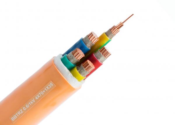  China Two Core Fireproof Electrical Wire Fire Performance Cable With Glass Yarns Filler supplier