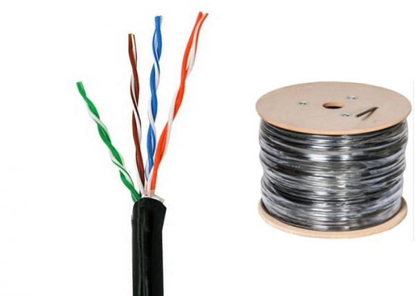  China UV Proof Cat6 UTP Lan Cable , Polyolefin Jacket Twisted Pair Ethernet Cable supplier
