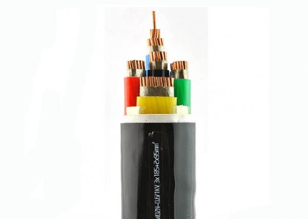 WDZ YJV Type 4 Core Fire Resistant Cable , XLPE LZSH Cable Cu – Conductor