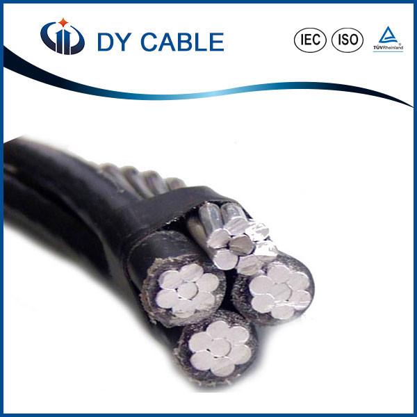 Best popular 0.6/1KV ABC cable , quadruplex service drop , aluminum wire