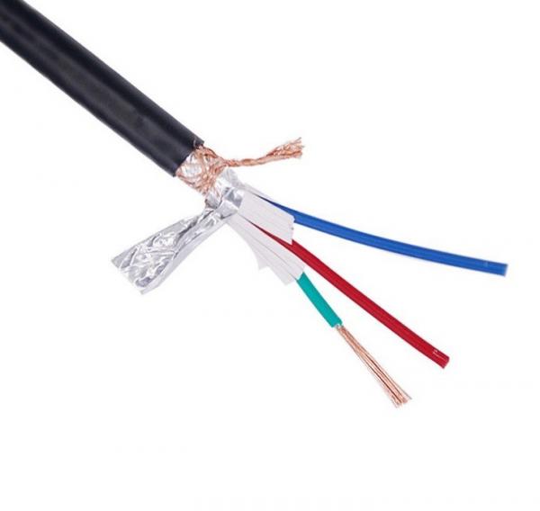  China PVC Insulation RVVP Fireproof Shielded Control Cable Multi Strand Copper supplier