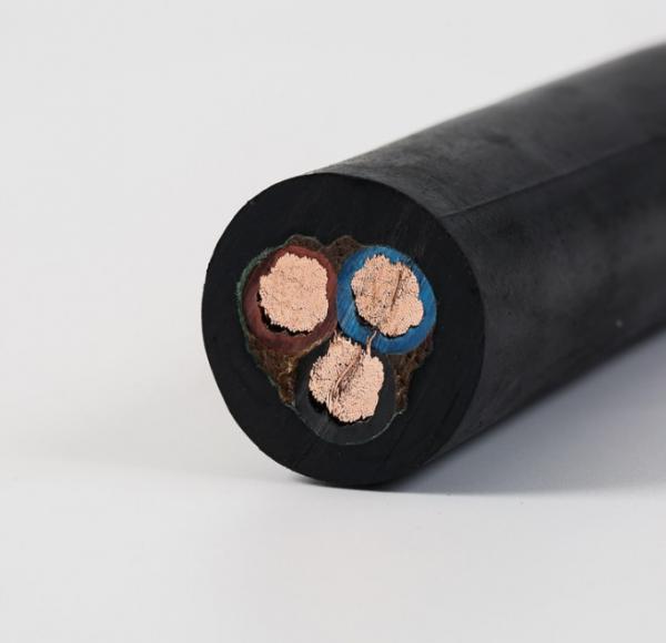 Three Core Rubber Sheathed Cable 450/750V Rubber Coated Electrical Wire