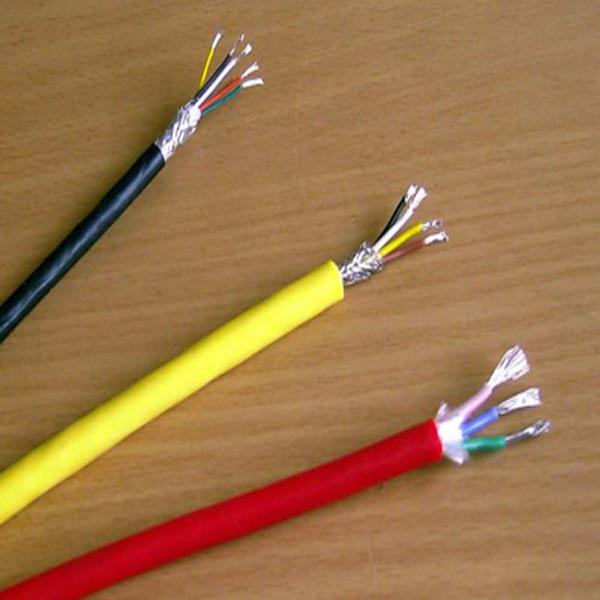 Silicone Rubber Insulated Copper Wires Braided Screen Control Cables