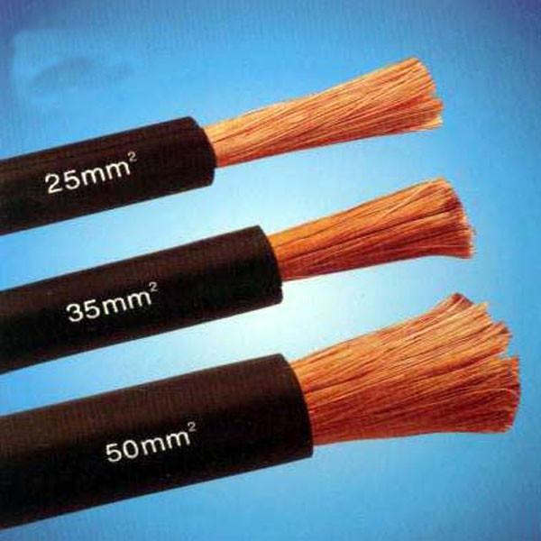  China Super Flexible TPE EPR Rubber 50mm2 70mm2 Copper/CCA Welding Cable supplier