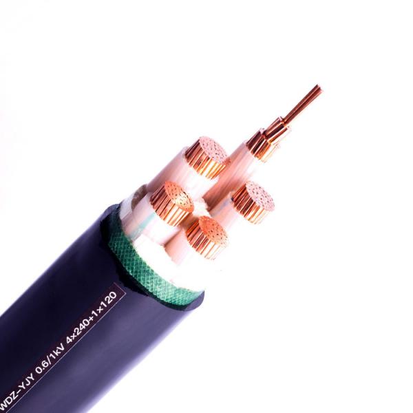 0.6/1kV CU XLPE PVC Insulated Cable , U-1000 R02V 5 Core Power Cables Bare Copper Conductor
