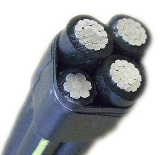 0.6/1kV Overhead Aluminum Wire , XLPE Insulated ABC Cable Copper Aluminum Conductor